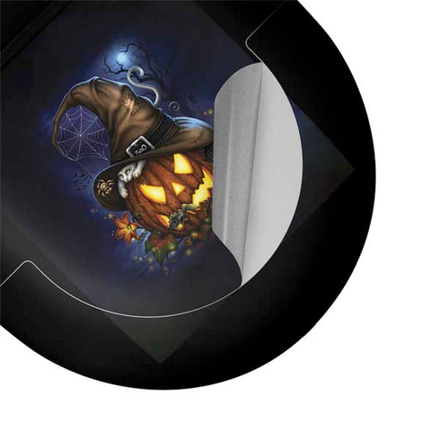 Halloween Cat and Jack O Lantern Pumpkin by Sarah Richter Google Pixel Buds Skin
